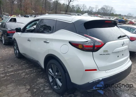 2020 Nissan Murano Platinum Intelligent Awd z USA, uszkodzony, nr VIN 5N1AZ2DS2LN129586